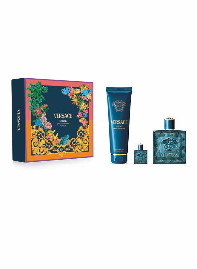 Eros Pour Homme Parfum Gift Set 100ml
