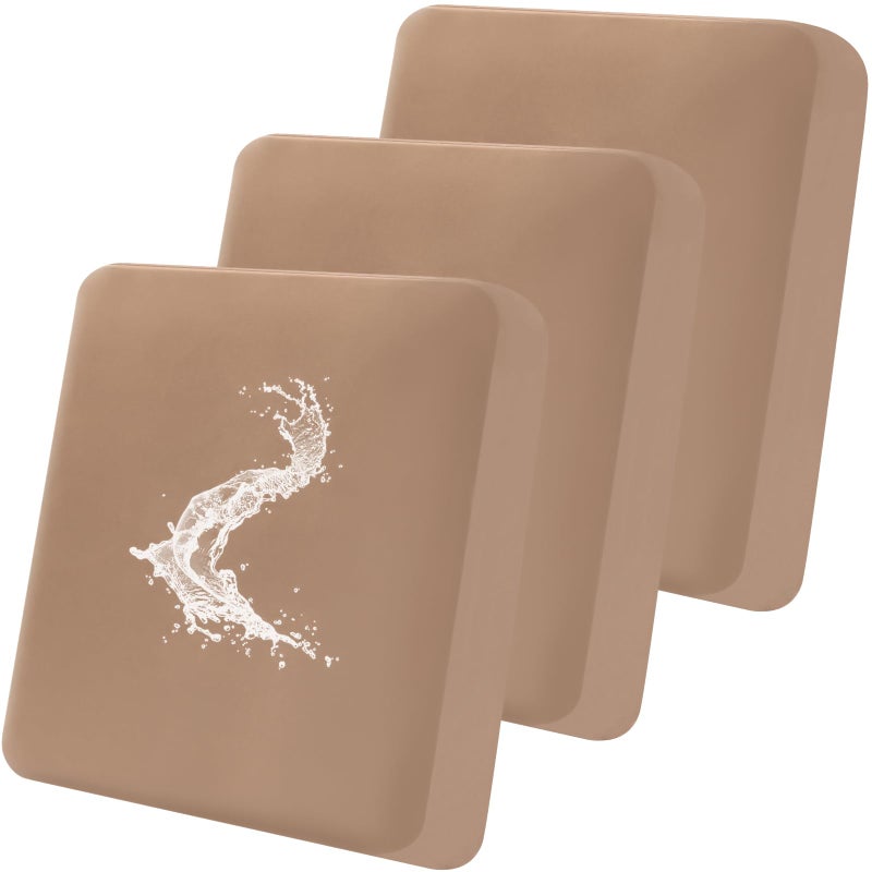 Smiry Waterproof Couch Cushion Covers Stretch Washable Sofa Cushion Cover Soft Sofa Slipcover Elastic NonSlip Furniture Protector for Pets Kid 3 Pack Camel - Image 2