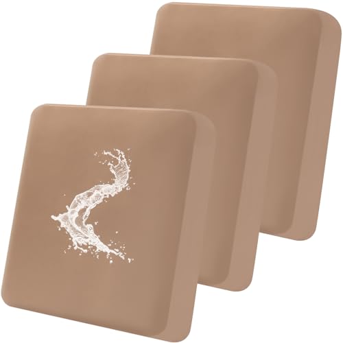 Smiry Waterproof Couch Cushion Covers Stretch Washable Sofa Cushion Cover Soft Sofa Slipcover Elastic NonSlip Furniture Protector for Pets Kid 3 Pack Camel - Image 1