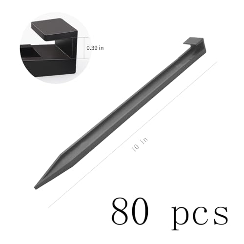 DasTior 40 Pcs Garden Landscape Anchoring Stakes,10 Inches Yard Stakes for Terrace Boards, Weed Fabric, Garden Inflatable Decor Fixing - Image 2