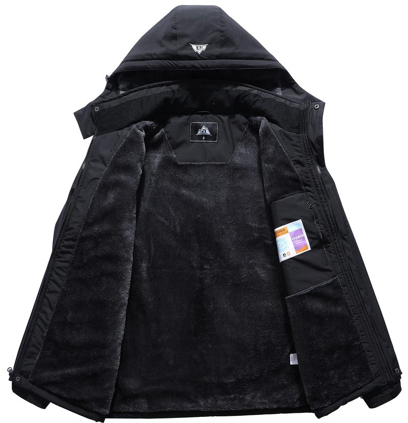 MOERDENG Women's Waterproof Ski Jacket Warm Winter Coat Outdoor Windbreaker Hiking Snowboarding Jacket - Image 3