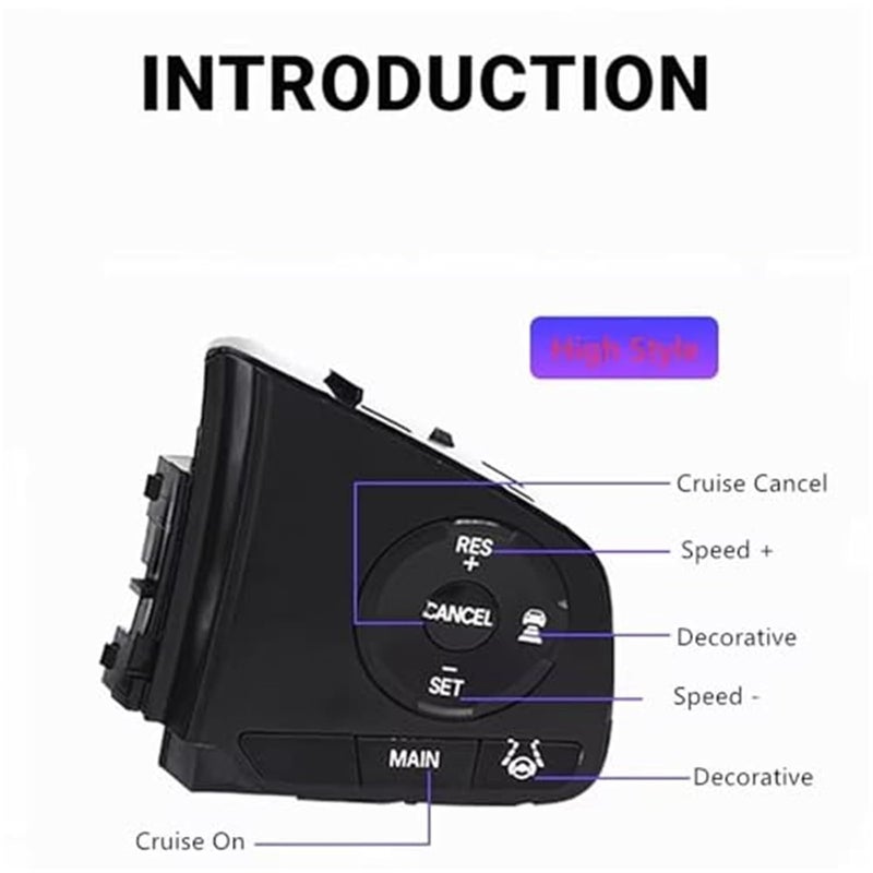 DEMULAX Car Cruise Control Button for Civic 10T (2016-2020) - Image 5