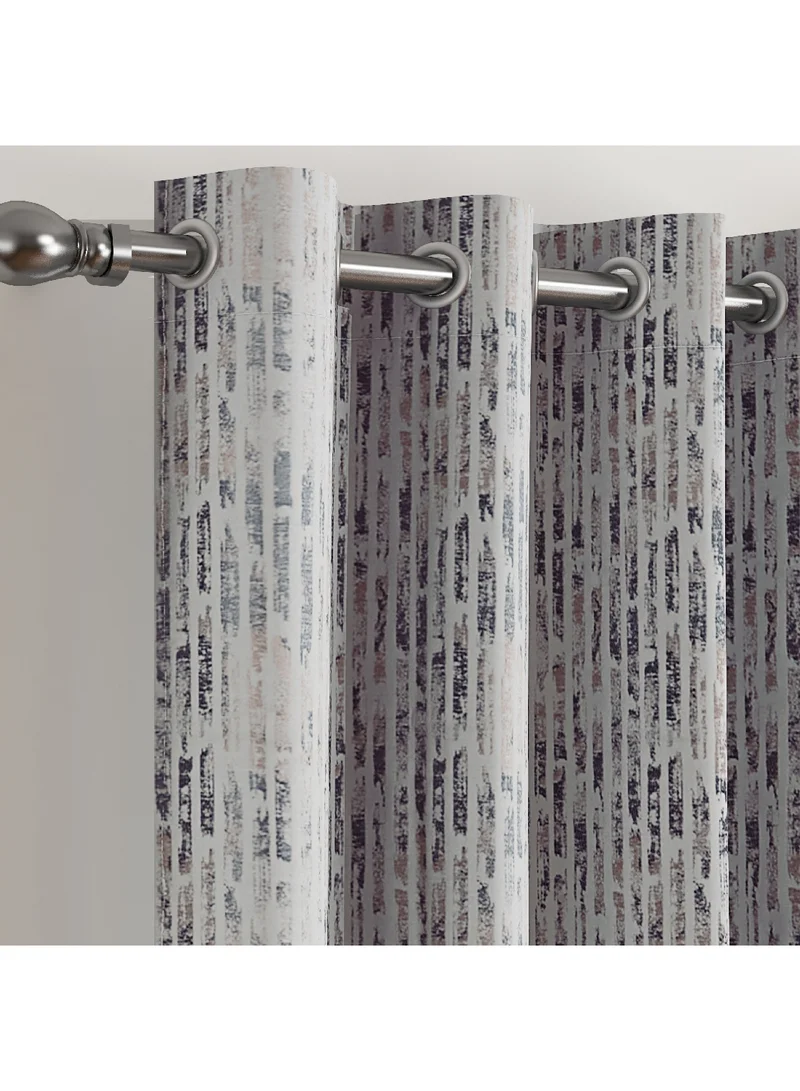هوم بوكس طقم ستائر جاكار إيما كلود قطعتين 280 × 135 سم