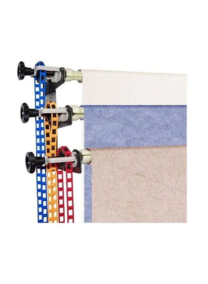 PROMAGE RB6 6-Roller Background Paper Chain Kit – Wall/Ceiling Mount System for Photography & Video Studios - Image 2