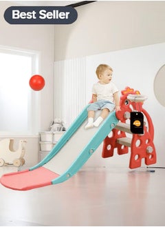 2 in 1 Children's Slide Kids Slide with Basketball Hoop Indoor Home Multi-Function Combination Folding Toys Baby Slide For Boys and Girls,مرجيحة اطفال - pzsku/ZB026C5EBE2EA7E9168A7Z/45/_/1735182845/7d5ba531-4e19-4672-b24f-5ed1f6ca95c9