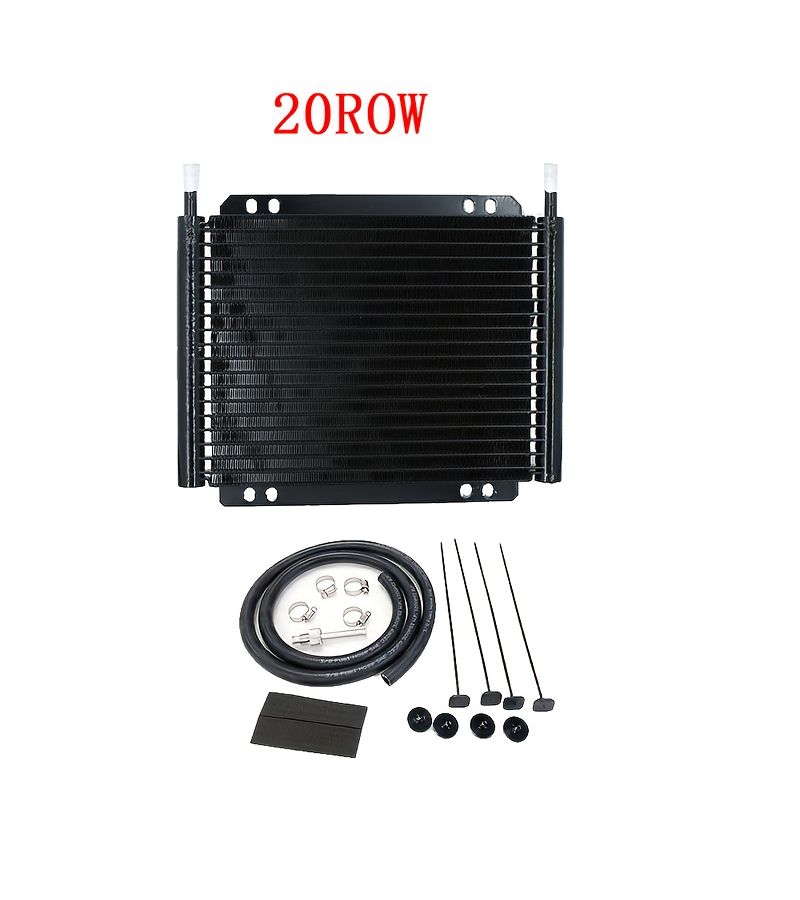 مبرد الزيت الألومنيوم radiator الأوتوماتيكي ذو الألواح المكدسة - 17 صفًا - Image 3