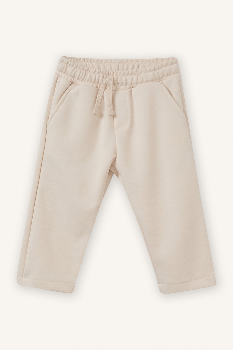 DeFacto Beige BabyBoy 2 piece Regular Fit Slogan Set Casual - Image 2