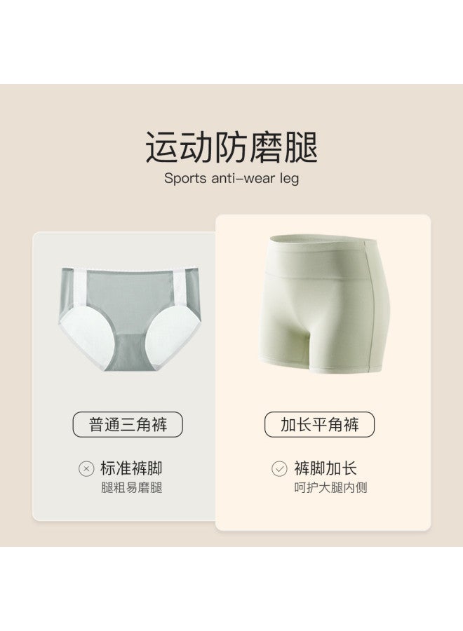 Top melon Anti-Peep, No Wedgie, Breathable, Tummy Control, Women'S Two-In-One Boy Shorts Underwear - Image 3