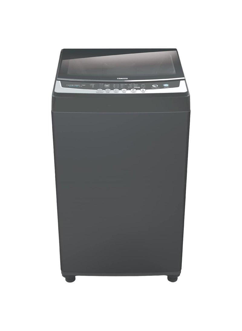 زانوسي غسالة زانوسي Family Care فوق اتوماتك 8 كيلو رمادي غامق Trio Jet System ZWT80700D