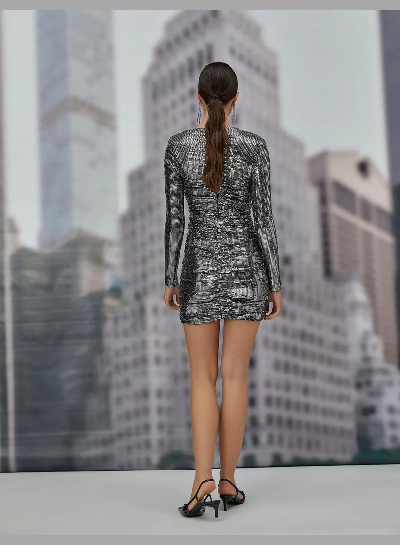 KOTON Sequin Bodycon Dress