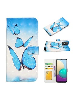 Case Cover For TCL 403 Oil Embossed 3D Drawing Leather Phone Case 3 Butterflies