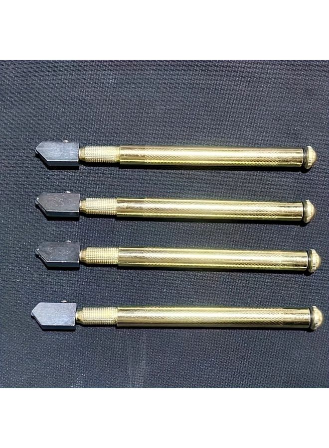 Multi Function Diamond Glass Cutter Manual Tile And Mirror Cutting Tool Golden Steel Craft 1pc Glass Knife 01 - Image 4