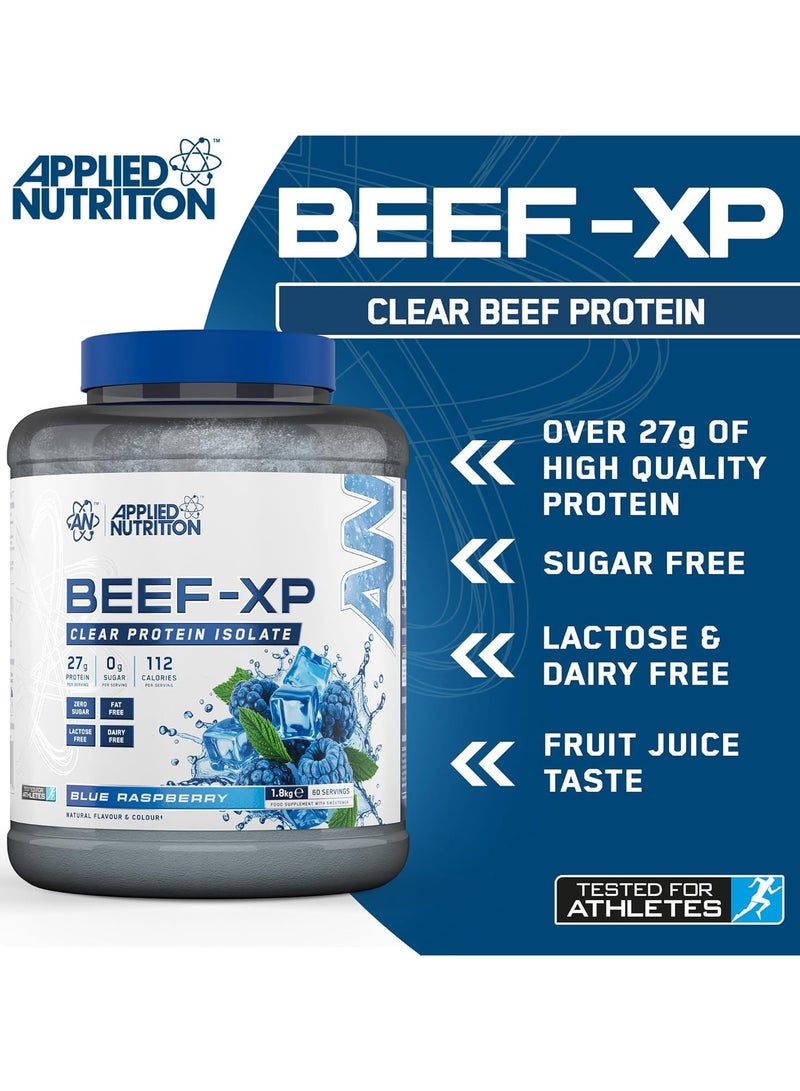 Applied Nutrition Beef XP Clear Protein Isolate Blue Raspberry 1.8 Kg - Image 3