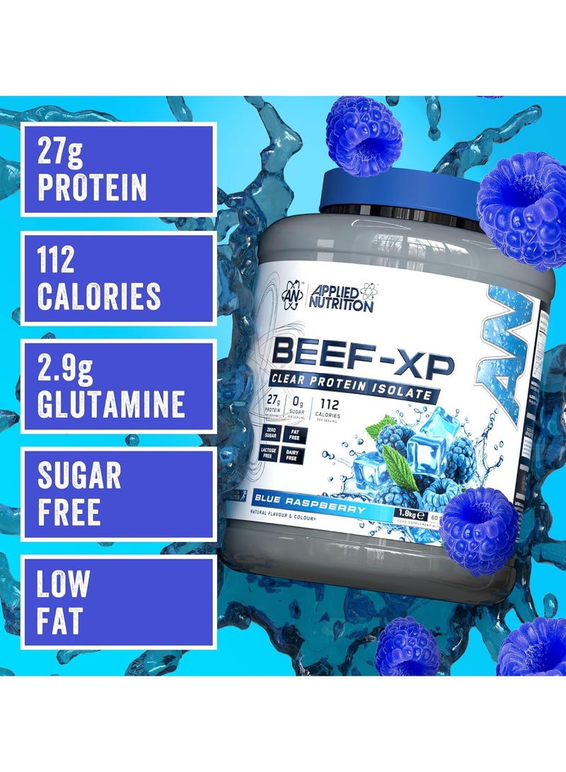 Applied Nutrition Beef XP Clear Protein Isolate Blue Raspberry 1.8 Kg - Image 4