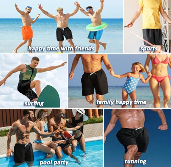 Scotamalone Mens Swim Trunks, Quick Dry Swimming Shorts 7 Inch with Mesh Lining for Swimwear, Bathing Suits Army Green - Image 5