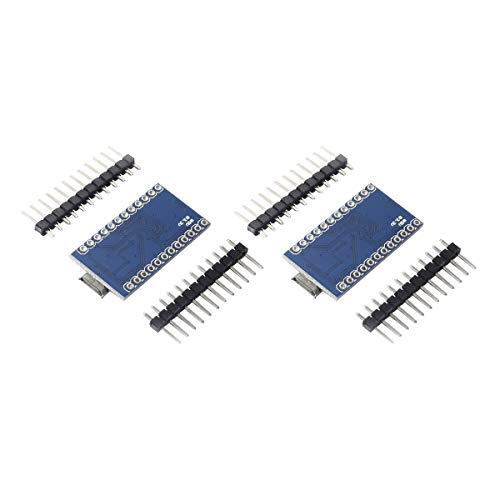 DEVMO 2PCS Pro Micro ATmega32U4 5V 16MHz Micro-USB Development Module Board with 2 Row pin Header Compatible ard-uino Leonardo Replace ATmega328 Pro Mini - Image 2