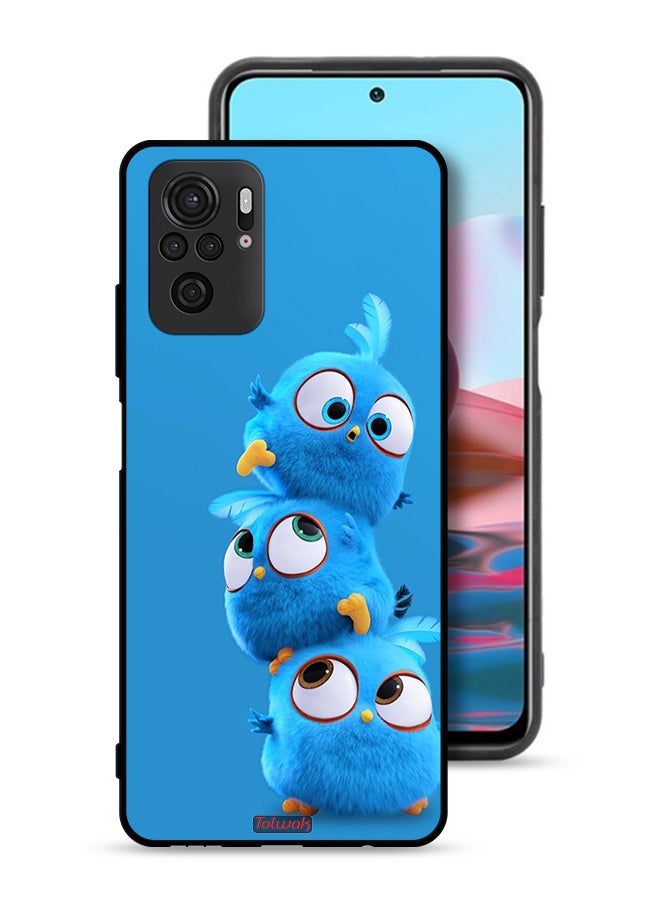 Tolwak Xiaomi Redmi Note 10S Protective Case Cover Cute Birds - Image 1