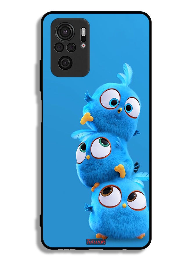 Tolwak Xiaomi Redmi Note 10S Protective Case Cover Cute Birds - Image 2