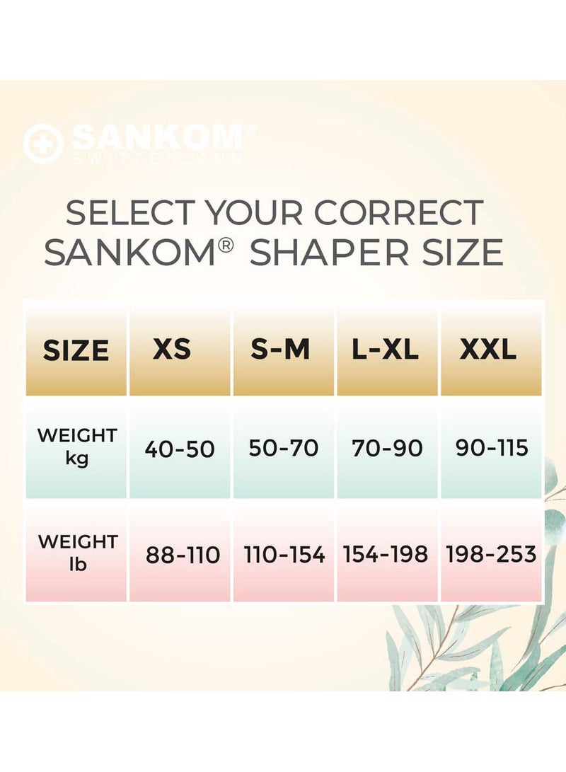 Sankom Classic Shaper for Women, Black S/M - Image 4