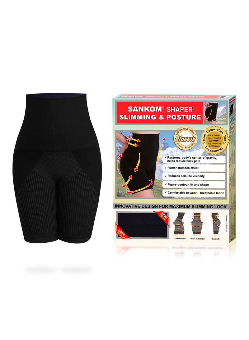 Sankom Classic Shaper for Women, Black S/M - Image 2