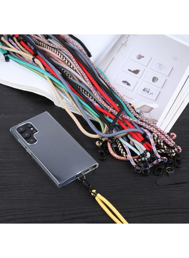 زبون حبل طويل قابل للتعديل للهواتف المحمولة بمشبك أسود مقاس 6 مم، مضاد للضياع - Image 4