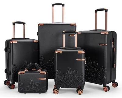 LIMRA Luggage set 5 pieces travel Bags with a distinctive design from limra black