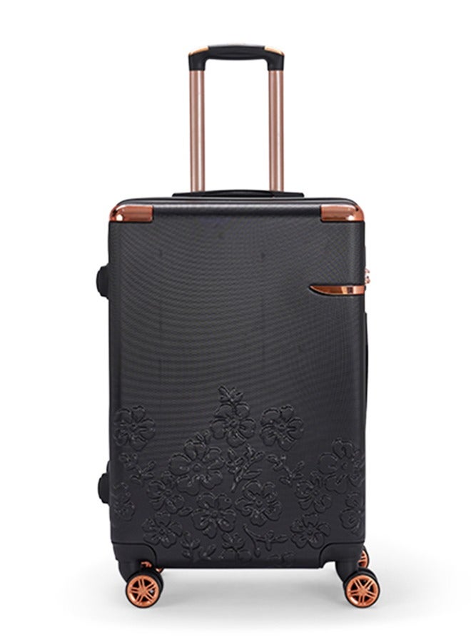 ليمرا طقم شنط سفر مكون من 5 حقائب أمتعة بـ 4 عجلات بتصميم حديث أسود - Image 4