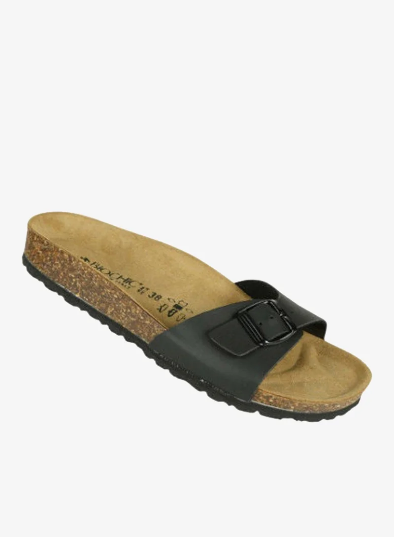 BiOCHIC Biochic Ladies Single Strap Sandals 012-472 1837-Black