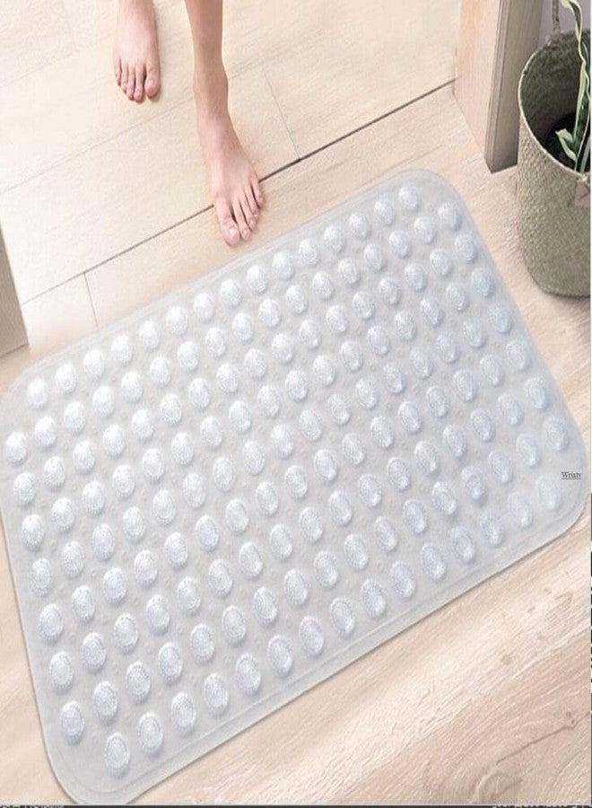 Wrixty Non Anti Slip Vinyl Silicon PVC Soft Rubber Bath Mat (70 x 37) - Image 3