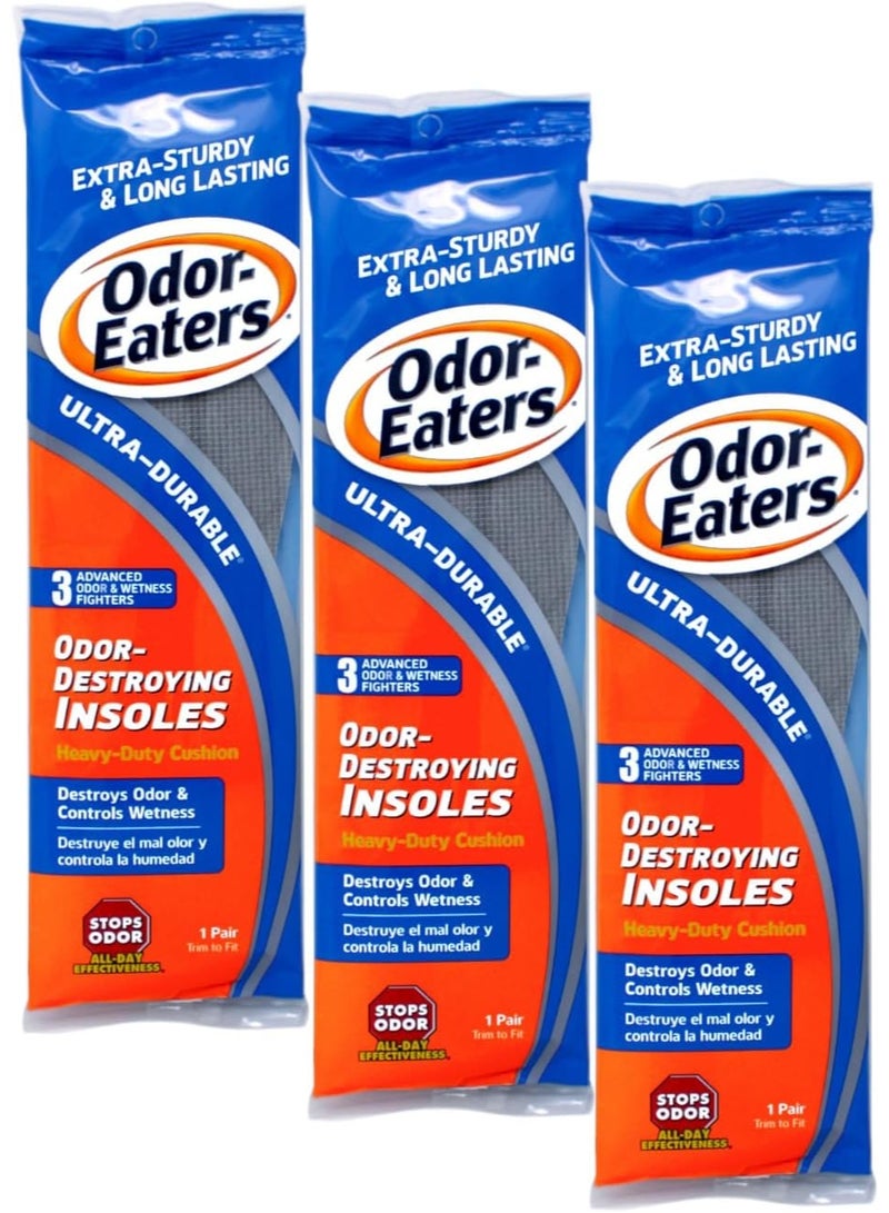 Odor-Eaters Odor Eaters Insoles Ultra-Durable (3 Pack) - Image 1