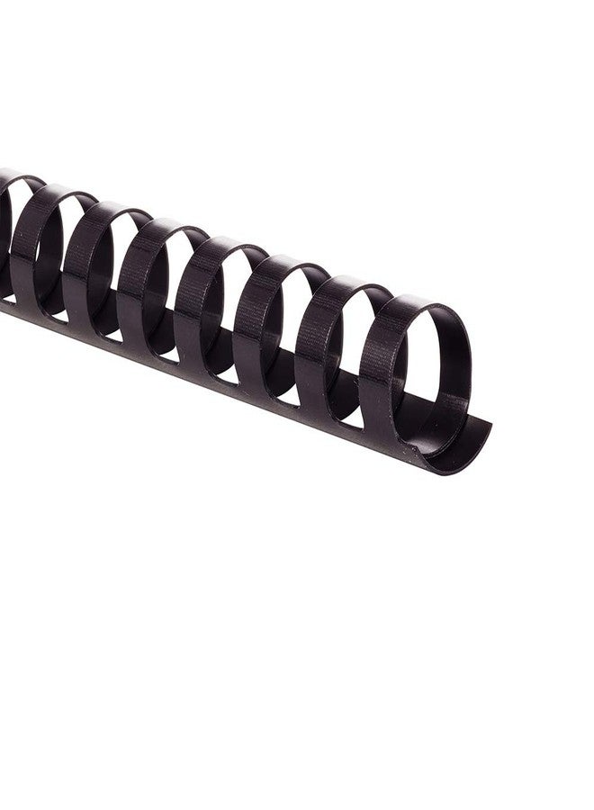 GBC Binding Spines/Spirals/Coils, 5/8" Diameter, 125 Sheet Capacity, CombBind, Black, 100 Pack (4000092) - Image 1