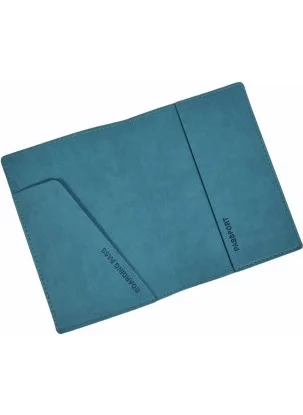 Smyrna Mira Passport Cover Passport Holder Turquoise Blue