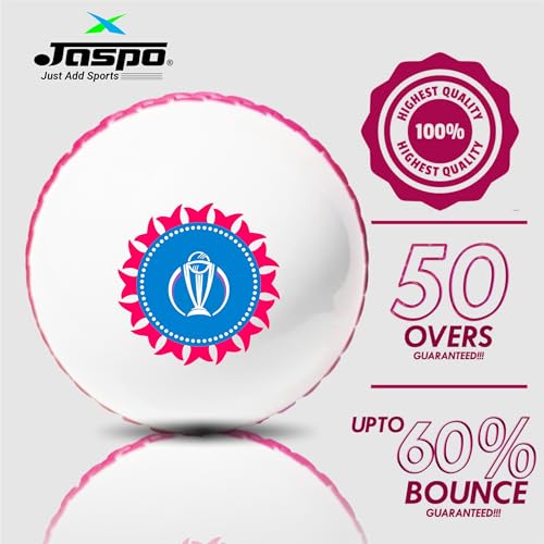 jaspo Revive (World Cup Edition) PVC Cricket Ball Only-Durable and Ideal for All Age Groups Boys Girls Kids and Adults, Multicolour - Image 2