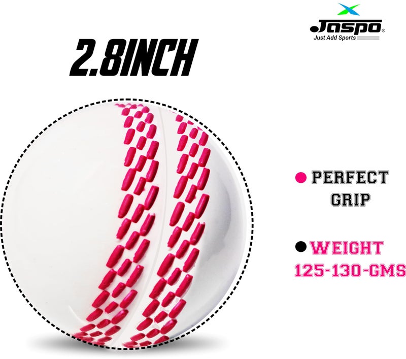 jaspo Revive (World Cup Edition) PVC Cricket Ball Only-Durable and Ideal for All Age Groups Boys Girls Kids and Adults, Multicolour - Image 5