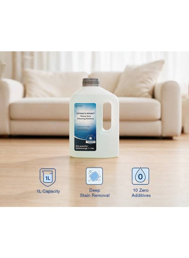 ECOVACS DEEBOT Multi-Surface Floor Cleaning Solution, 1L, Compatible with Robot Vacuum Cleaners - Image 2