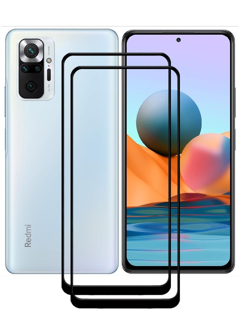 ACLIX 2 Pieces Antistatic ESD Dustproof Premium Quality High Definition Tempered Glass Screen Protector Designed For Xiaomi Redmi Note 10 Pro - Image 1