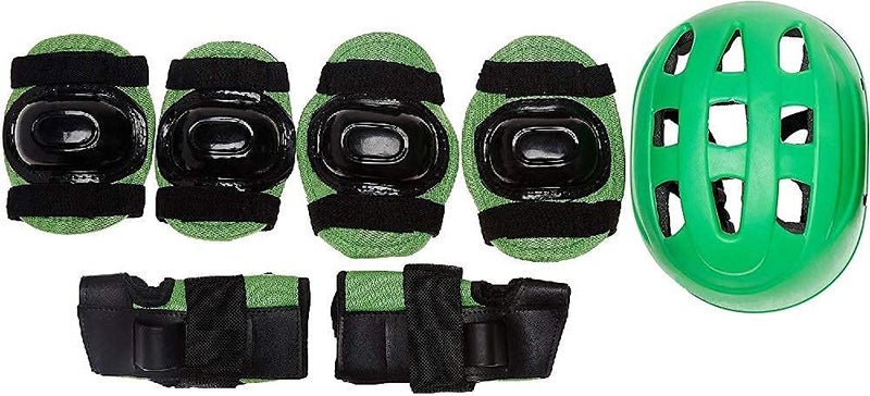 Klapp Skateboard with Kids Protective Knee & Elbow Pads/Guards for 10 Years & Above Protective Gear Set for Roller Skates, Cycling, BMX Bike, Skateboard, Scooter Riding for Outdoor Sports (Medium) - Image 2