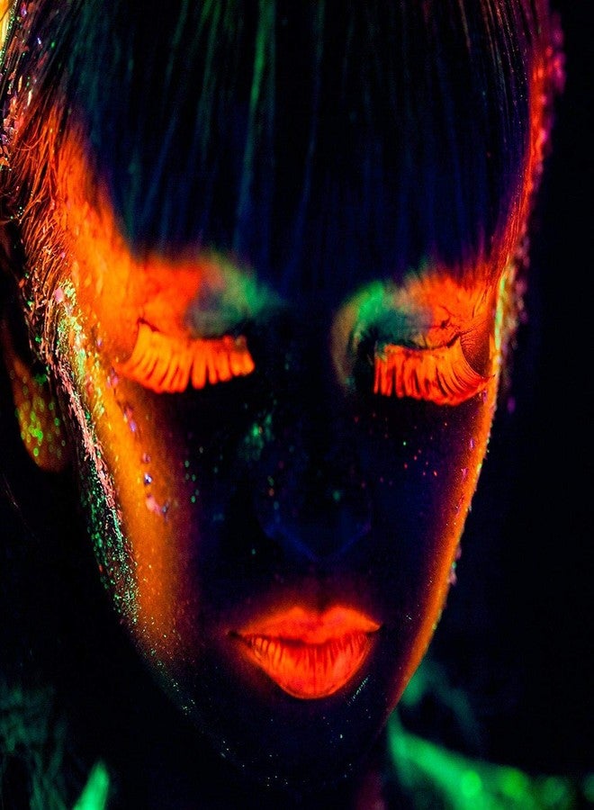Uv Glow Blacklight Face and Body Paint 0.34oz - Set of 8 Tubes - Neon Fluorescent (All Colours) - Image 4
