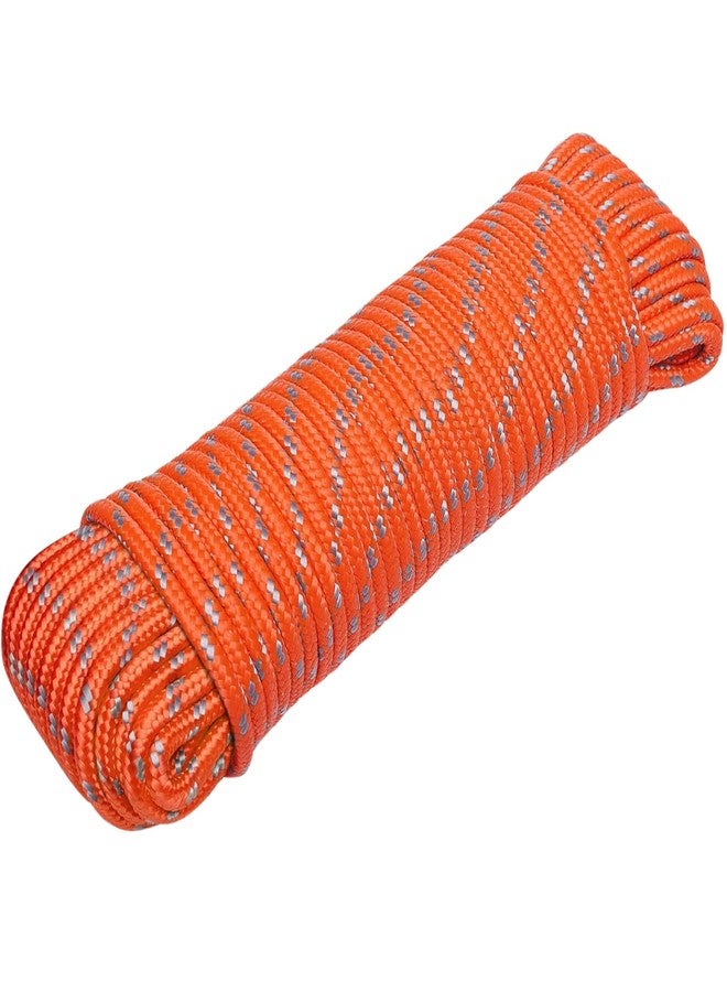 White Tech 6mm Accessory Cord Climbing Rope (10Mtr) for Rock Climbing Accessories Cord Double Braid Nylon Cord, Survival,Firestarter, Fishing Line, Duty Camping All-Purpose Utility Rope - Image 1