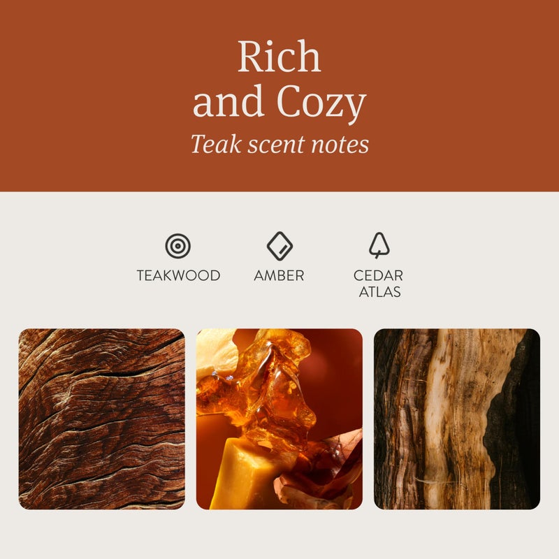 Drift Car Air Freshener - The Original Wood Air Freshener - Car Odor Eliminator - Long Lasting Scent - Auto Accessories - Metal Clip - Essential Oils - Clean Ingredients - Teak Scent Starter Kit - Image 3