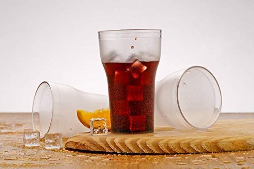 POPLEY Unbreakable Premium Drinking Glasses - Set of 6 Plastic Tumbler Cups Reusable - Perfect for Gifts - BPA Free - Dishwasher Safe - Stackable (Clear) - Image 3