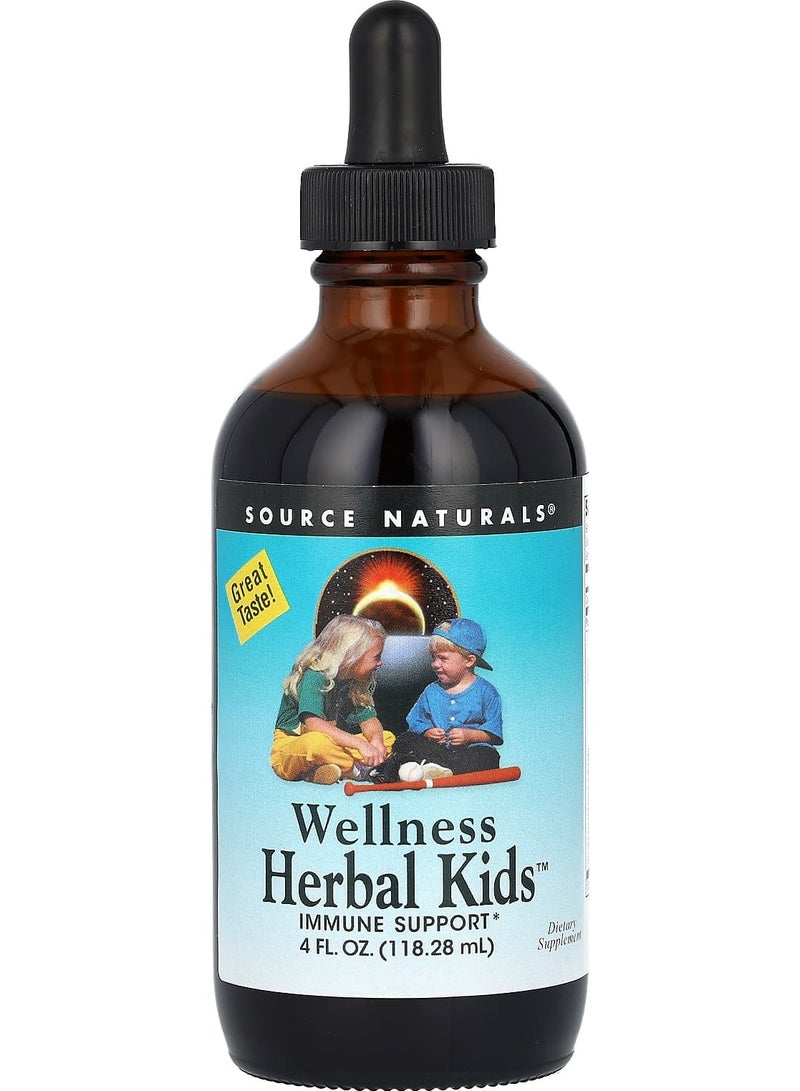 Source Naturals Wellness Herbal Kids, 4 fl oz (118.28 ml)