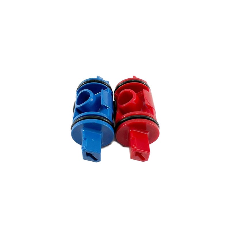 فييجا Viega 51602 PureFlow Zero Lead Manabloc طقم استبدال جذع الصمام - الأحمر والأزرق | يستبدل 50602 - Image 2
