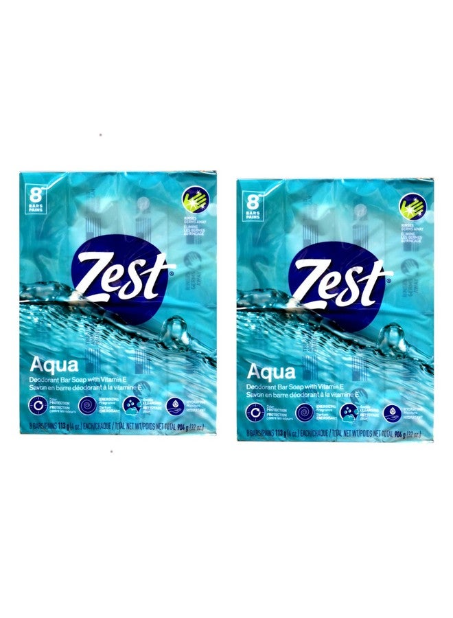 زيست صابون زست أكوا بار، 4 أونصة، 16 قطعة - Image 1