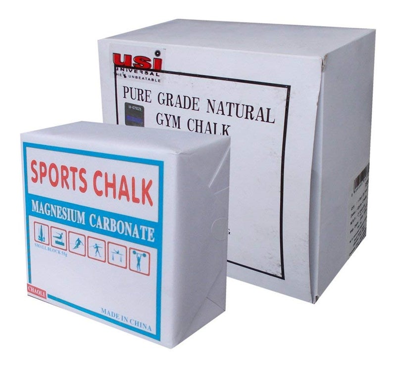 USI Gym Chalk - Gymnastics, Rock Climbing, Power Lifting, Cross Fitness No Slip, No Moisture Chalk (Imported) - Image 1