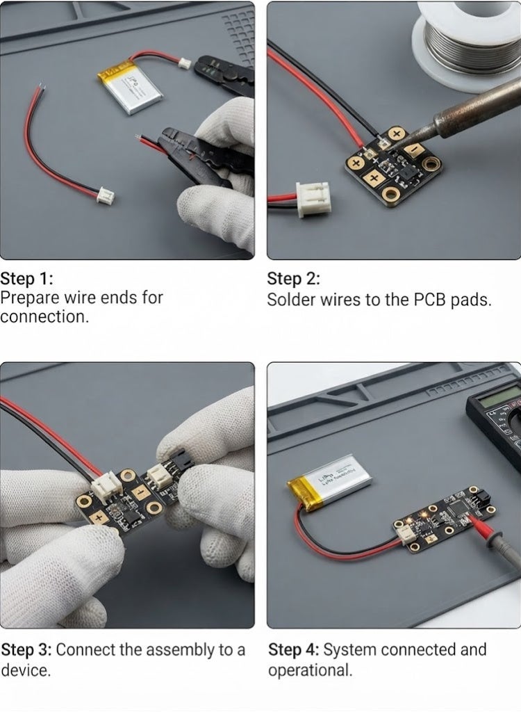 KNP 2-Pin Battery Connector, Pre-Wired, Power Cable for Battery Connections - Image 2