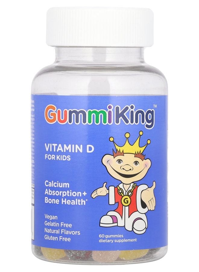 GummiKing - Vitamin D for Kids 60 Gummies - Image 1
