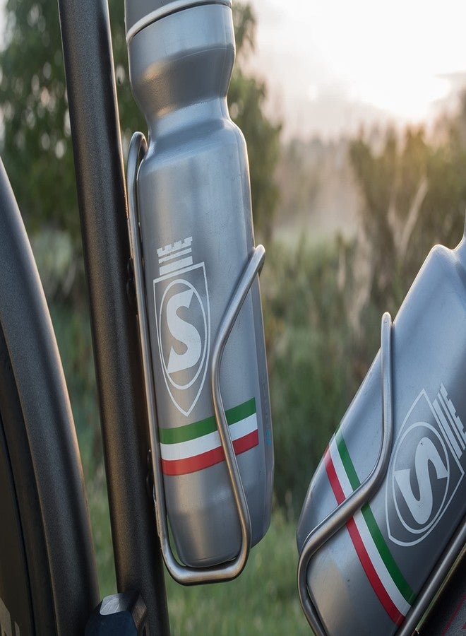 SILCA Sicuro Titanium Water Bottle cage | Cages for Bike with 21mm Fore/AFT Adjustment | Lighter Than Steel and Stronger Than Carbon and Alloy 30g | Hand Bent and Laser Welded in Indiana | USA Made - Image 4