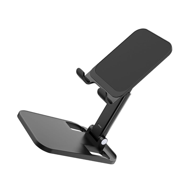 Adjustable Foldable Aluminum Alloy Phone Stand with Anti Slip Base for Home Office - Image 2