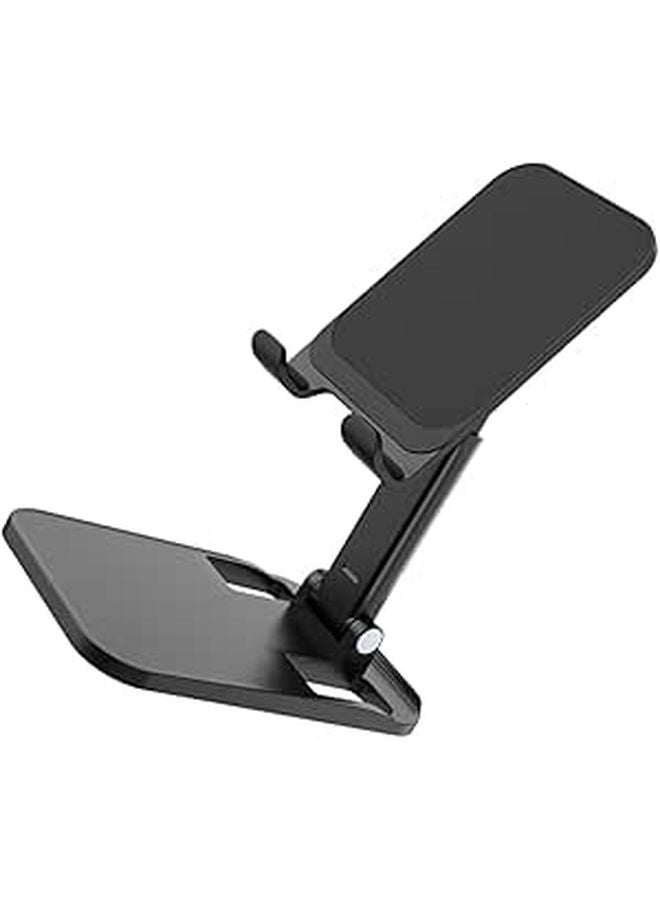 Adjustable Foldable Aluminum Alloy Phone Stand with Anti Slip Base for Home Office - Image 1
